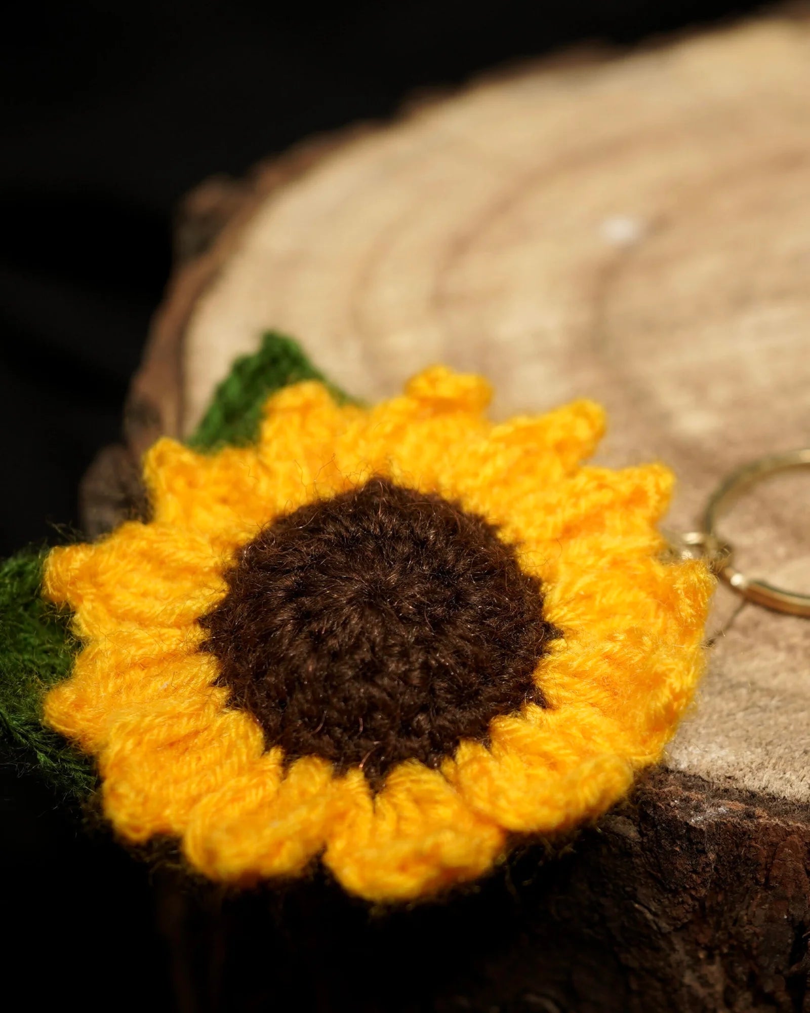 Radiant Sunflower Keychain