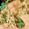 Evergreen Hydrangea Pendant